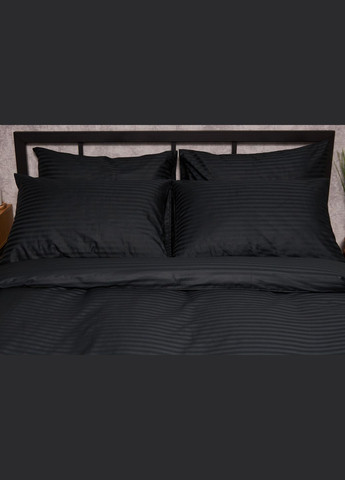 Комплект постельного белья Satin Stripe «» семейный 160х220х2 наволочки 2х70х70 (MS-820005282) Moon&Star Midnight Luxe (296909715)