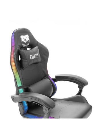 Геймерское кресло с RGB LED подсветкой (12 режимов), Grizzly (370617404)