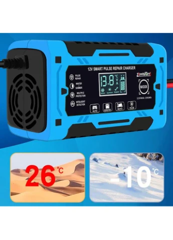 Зарядное устройство для аккумуляторов 12V, 10A / Зарядка для аккумулятора / Зарядное импульсное устройство для АКБ AGM (350199523)