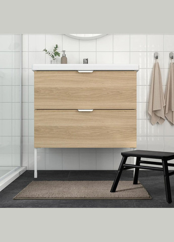 Килимок для ванної кімнати ІКЕА TOFTBO 50х80 см Темнобузковий (10467583) IKEA (271121023)