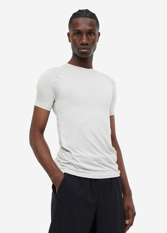 Світло-сіра спортивна футболка H&M