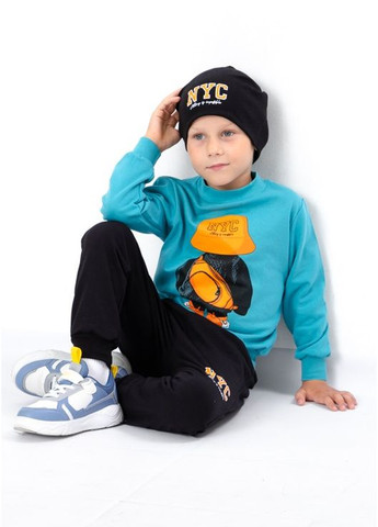 Бірюзовий демісезонний костюм для хлопчика (p-14767) Носи своє