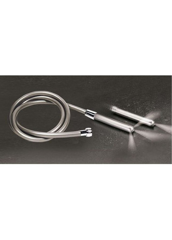 Анальний душ со шлангом Joy Division Aluminium Intimate Douche, стальной No Brand (303906511)