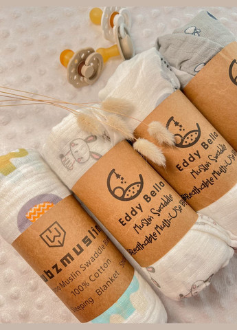 Муслиновая пеленка 100*100 (слон) No Brand (307158635)