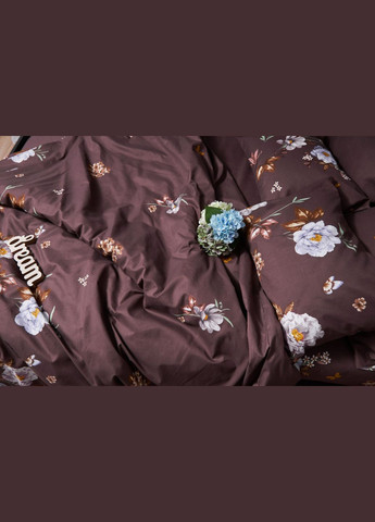 Комплект постельного белья Микросатин Premium «» евро 200х220 наволочки 2х70х70 (MS-820005017) Moon&Star floral mocha (293147851)