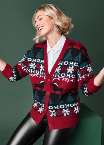 Разноцветный зимний кардиган Esmara