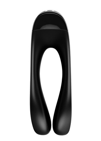 T360138 Универсальный мини вибратор на палец Candy Cane black Satisfyer (315498087)