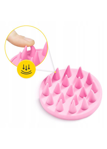 Щетка-массажер для мытья головы Pink () 4FIZJO P-5907739315144 (345714743)