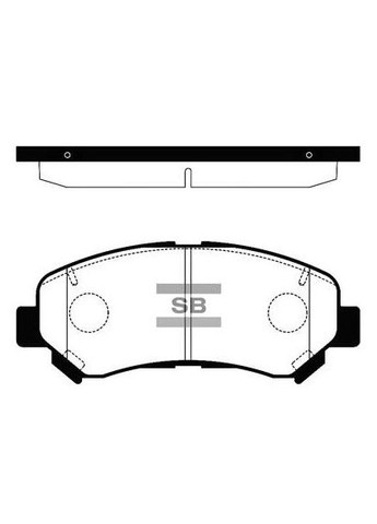 Колодки тормозные дисковые ПЕРЕДН NISSAN ROGUE 2.5 2007.01-2015.12 HQ SP1451 HI-Q (362607484)