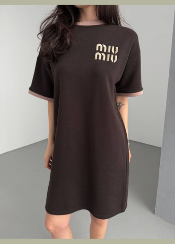 Чорна сукня-футболка No Brand