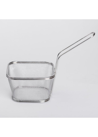 Корзина сервировочная для подачи снеков 13х11х7см фритюрница нержавеющая сталь Zhongjing (360455340)