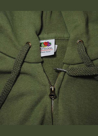 Кофта мужская Cl. hooded sweat jacket Белый (062062030XL) Fruit of the Loom (311608014)