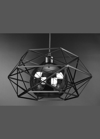 Люстра підвісна LOFT на 1 лампочку 27093 Чорний 30-90х40х40 см. Sunnysky (364496441)