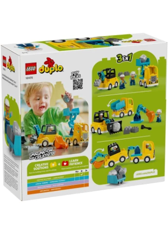 Конструктор DUPLO Town 3-в-1 Строительная техника (10475) Lego (388477285)