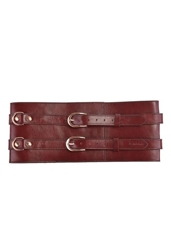 Шкіряний пояс для бондажу Wine Red Waist Cuff, L Size Liebe Seele (345708486)