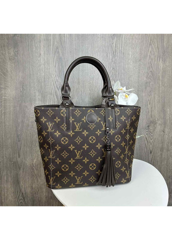 Жіноча сумка коричнева з віночком на плече ProDobro (363221179)