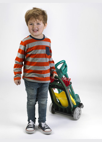 Дитячий візок з аксесуарами Klein Garden Trolley для дітей від 3 до 6 років (7 іграшкових інструментів) 2751 (9002) Bosch (295031638)