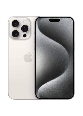 Смартфон iPhone 15 Pro 256GB e-Sim White Titanium (Восстановленный / Близкий к идеальному) Apple (370616842)