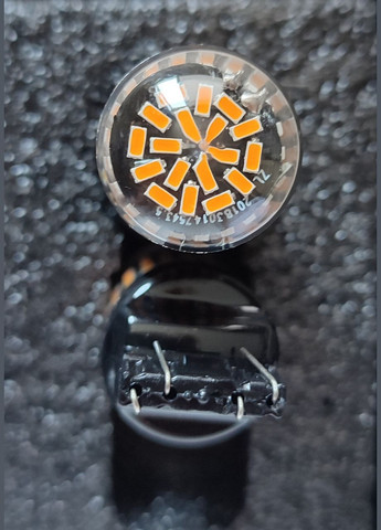 Світлодіодна лампа LED 7443 T20 144 SMD 3014 жовтий No Brand (302241948)