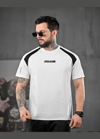 Белая стильная мужская футболка jordan белая Freedom