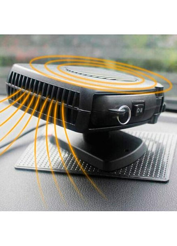 Автомобільний обігрівач з живленням від прикурювача та запобіжником 15А 200Вт 12В Auto Heater Fan 703 Black No Brand (358706736)