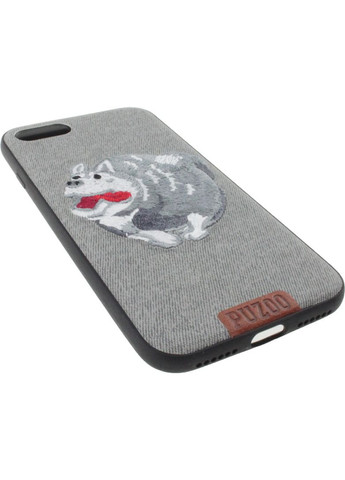 Чехолнакладка TPU+TPU with стилработа craft Ballon Dog iPhone 7/8/SE 2020 Gray PUZOO (301783260)