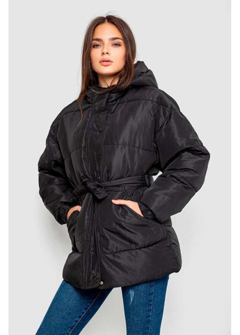 Чорна демісезонна куртка Ager