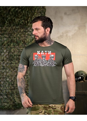 Тактична чоловіча футболка Кати олива No Brand (354792698)