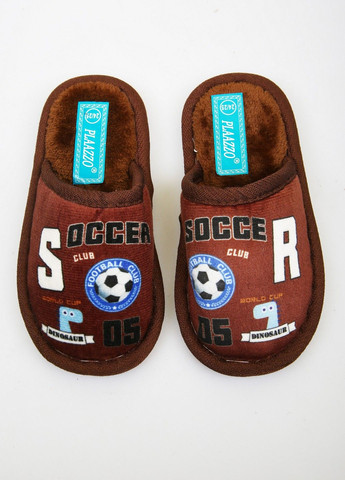 Коричневые тапочки Plaazzo