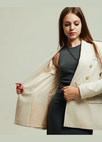 Жіночий піджак молочний Dilvin (297128544)