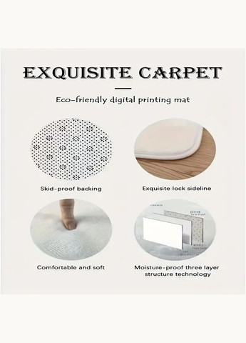 Набор 2 ковриков для ванной и туалета 40х60 + 50х40 см STRIPES с Эффектом памяти Королевский (7800718) No Brand (365280675)