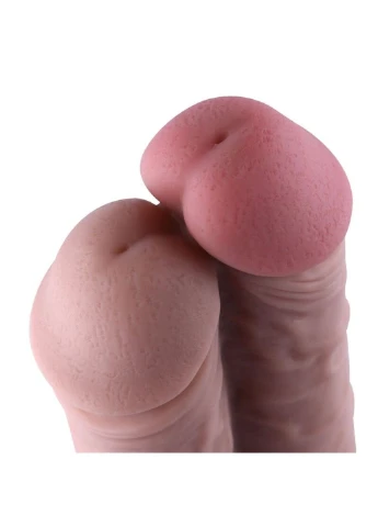 Двойной дилдо для секс-машин 8.5″ Two Cocks One Hole Silicone Dildo Hismith (316253583)