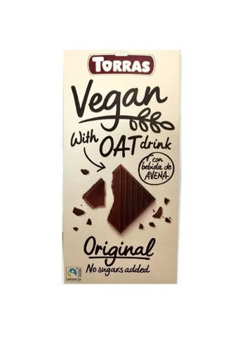 Шоколад з вівсяним молоком 😍 100 гр. Іспанія Torras (346049925)