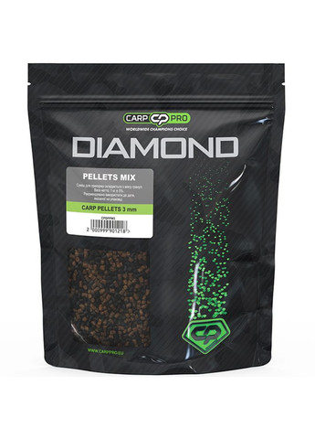 Пеллетс Diamond Сarp Pellets Mix 1 кг 3 мм CPDPPM3 CARP PRO (317306197)