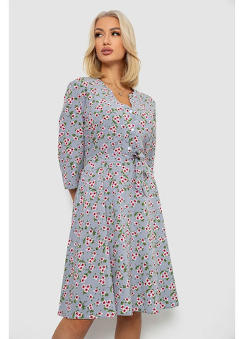 Синя сукня софт з принтом Ager