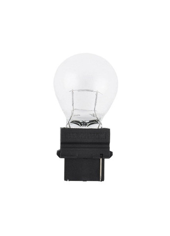 Лампа накаливания P27W 12V 27W W2.5x16q прозрачная упаковка из 2 штук Brevia (293345459)
