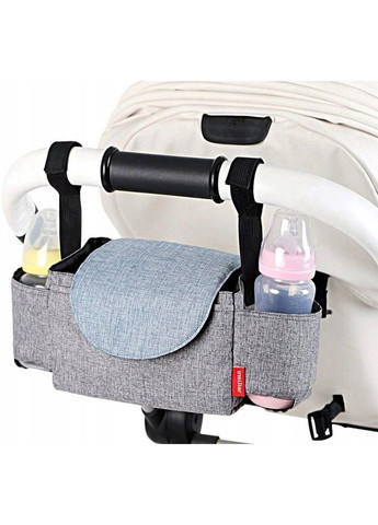 Сумка для мам з фіксацією на дитячий візок 21(довжина з кишенями 30 см)х12х12 см No Brand (288047385)