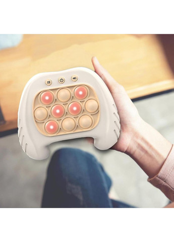 Электронная приставка консоль Quick Push Game приставка игры Pop It Антистресс-тек ток игрушка 200 уровней No Brand (365721729)