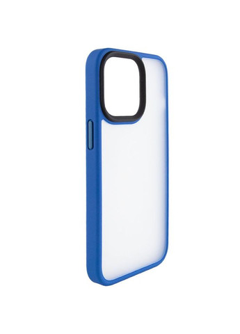 TPU+PC чохол Metal Buttons для Apple iPhone 12 Pro / 12 (6.1") Блакитний No Brand (370606001)