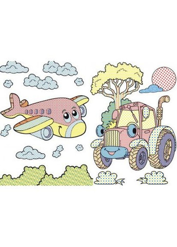 Большие водные раскраски "Техника" (укр) Crystal Book (356459646)