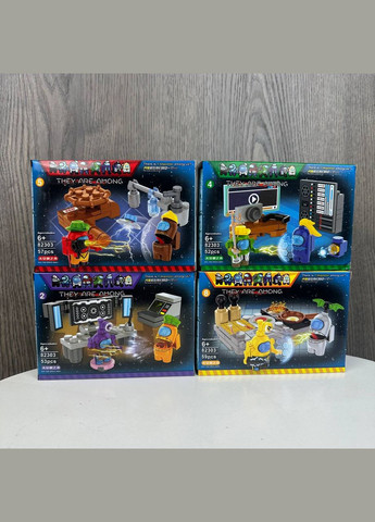 Детский конструктор набор фигурок Among Us лего сет из 8 коробочек Амонг Ас OEM (316155266)