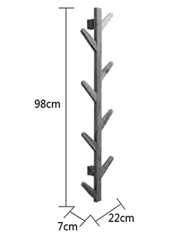Вешалка для сумок из дерева Маркал 8 капучино (ВСУ-806409) No Brand (327846415)