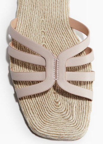 Светло-бежевые эспадрильи H&M однотонный (302671665)