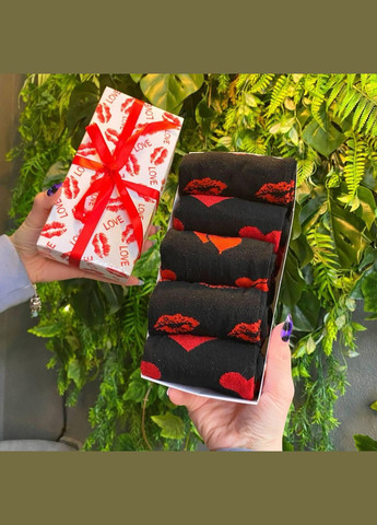 Комбіновані набір чоловічих шкарпеток 40-45 на 5 пар у подарунковій коробці Vakko (306515774)