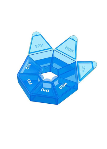 Таблетница 7Days Mini Pill Box, Blue Semi (334891553)