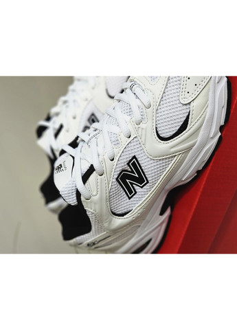 Білі Осінні кросівки чоловічі і жіночі new balance 530 white black premium | нью беланс 530 білі No Brand
