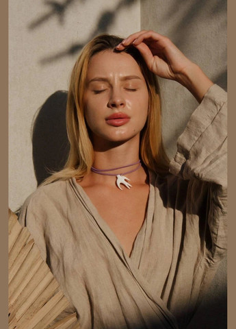 Чокер "Фіолетова Ластівка" Le'Perle (329756099)