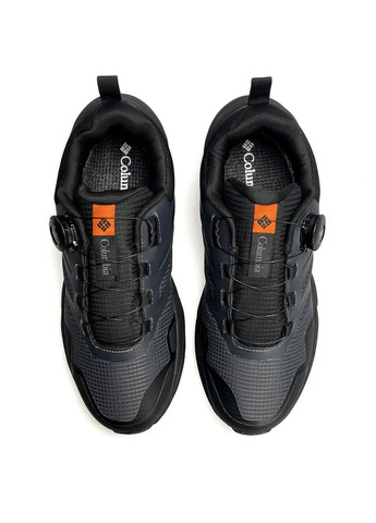 Чорні Осінні кросівки чоловічі columbia black grey No Brand GTX BOA