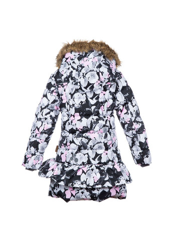 Белая термопальто whitney, р.146, белый с черным () Huppa 12460030-81620-146