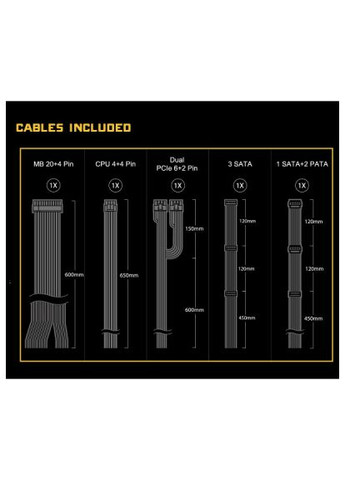 Блок живлення (CL-650G) ASRock 650W Challenger (366106230)